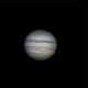 Jupiter seen through an amateur telescope.